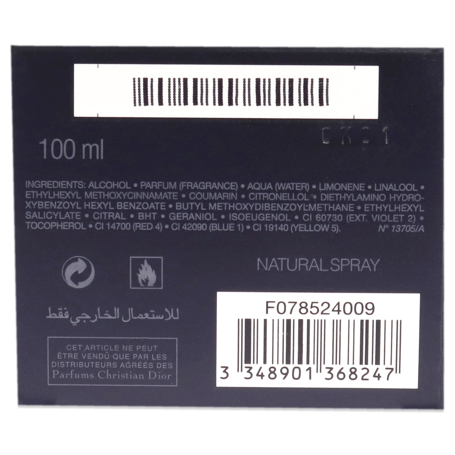 Dior Sauvage Eau De Perfum By Dior