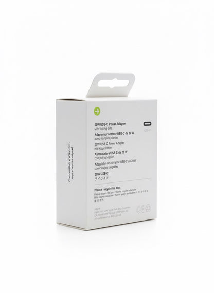 Apple 20W 2 Pin USB-C Power Adapter